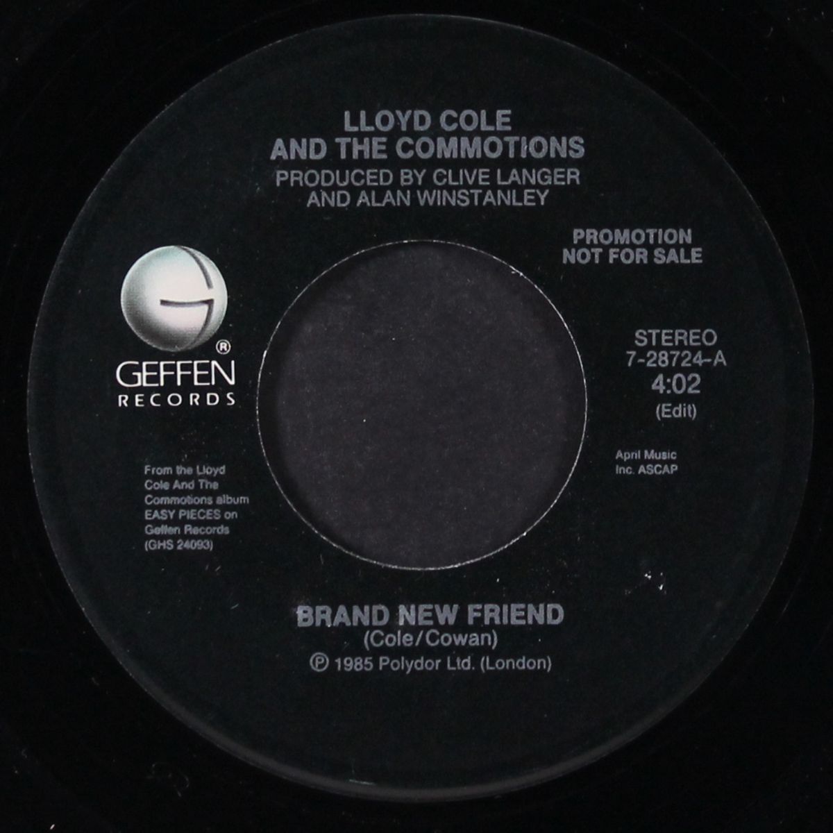brand new friend / same by LLOYD COLE & COMMOTIONS