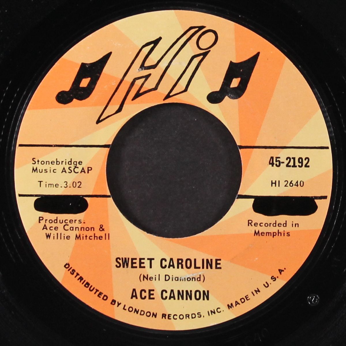 sweet caroline by ACE CANNON