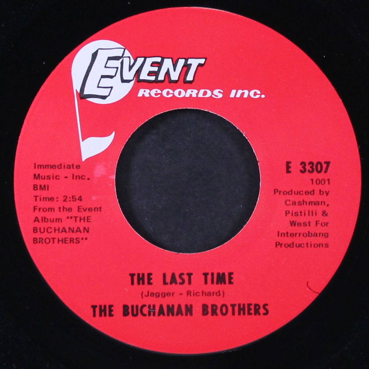 the last time / the feelin' that i get by BUCHANAN BROTHERS