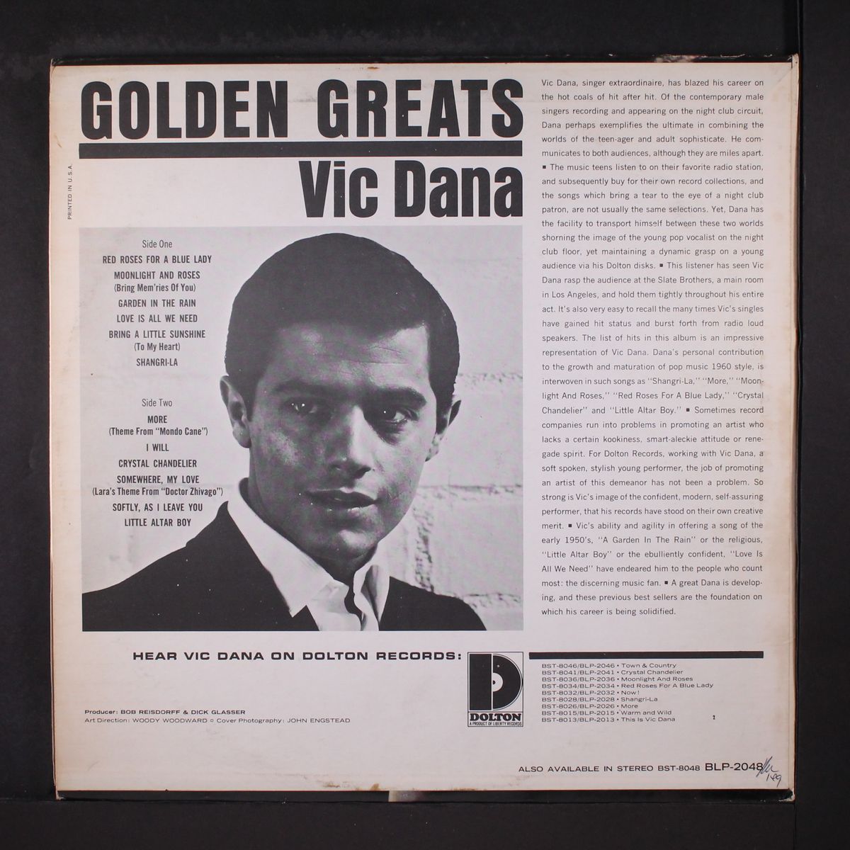 golden greats by VIC DANA