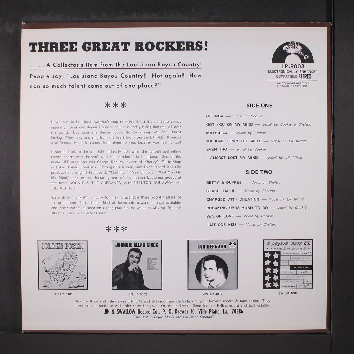 3 great rockers by COOKIE & CUPCAKES, LIL ALFRED, SHELTON DUNAWAY