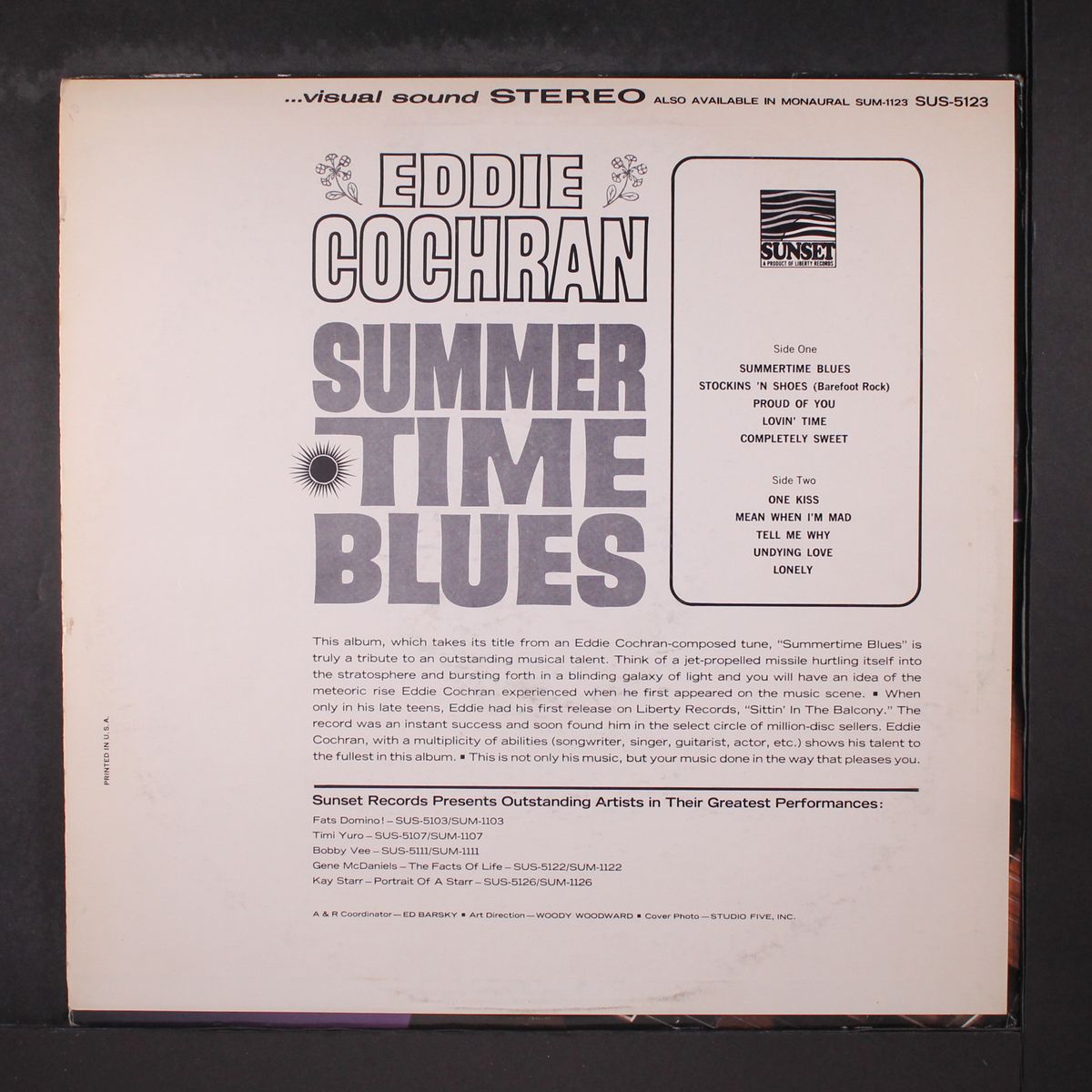 summertime blues by EDDIE COCHRAN