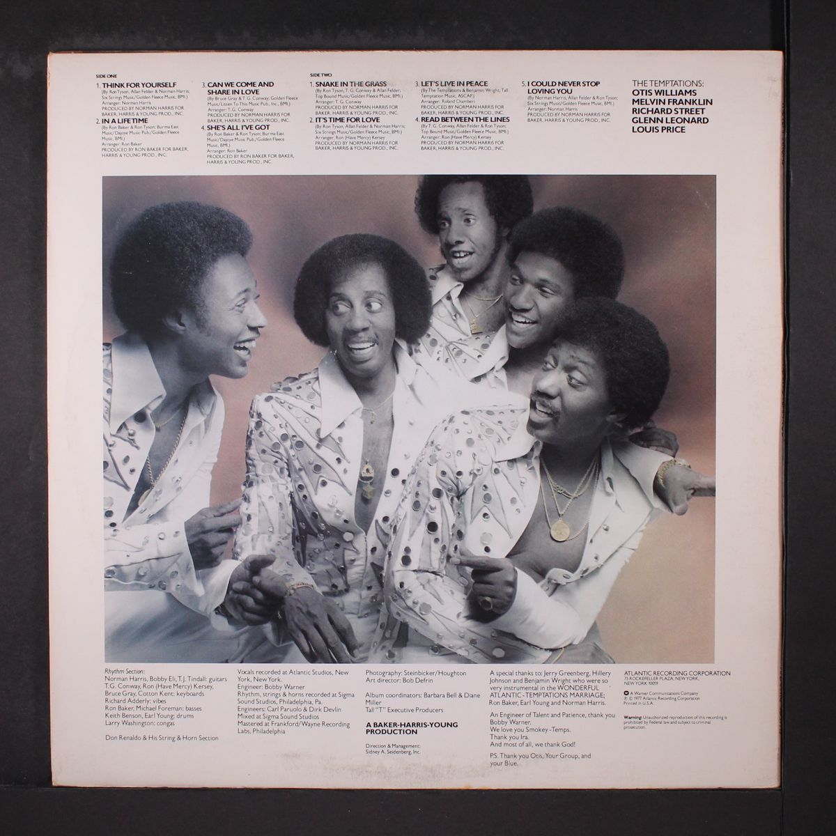 hear to tempt you by TEMPTATIONS