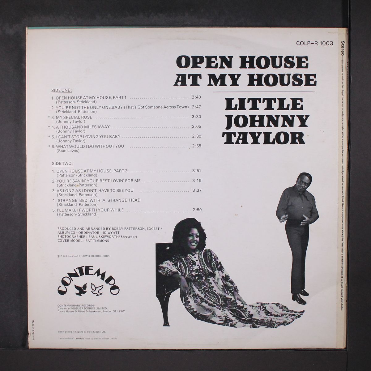 open house at my house by LITTLE JOHNNY TAYLOR