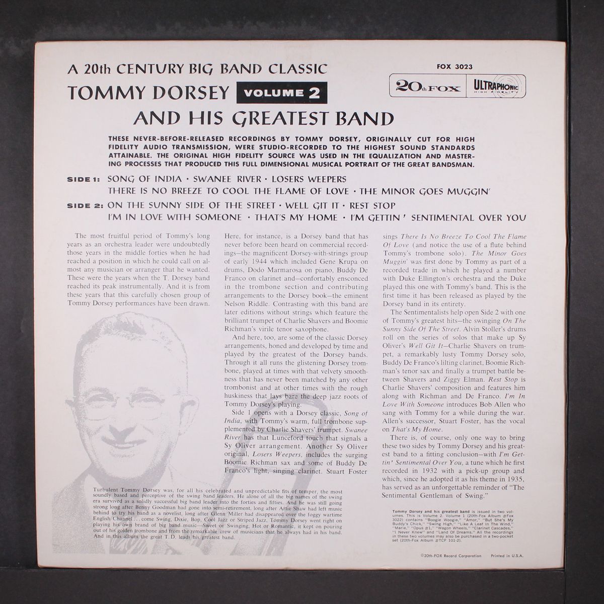 and his greatest band vol. 2 by TOMMY DORSEY