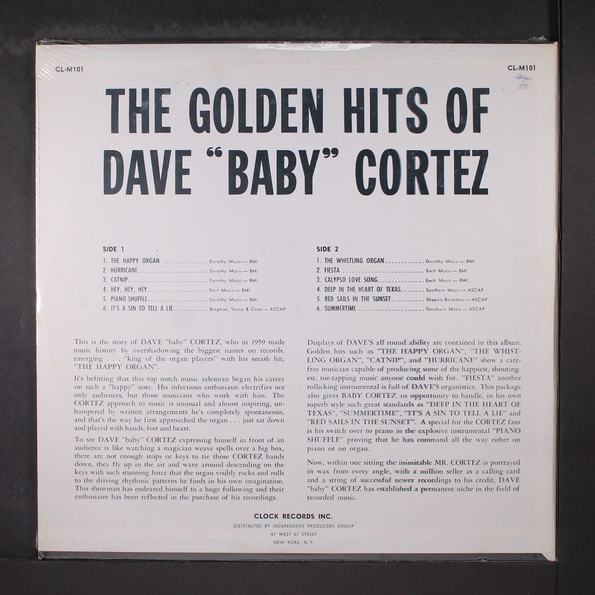 golden hits by DAVE 'BABY' CORTEZ