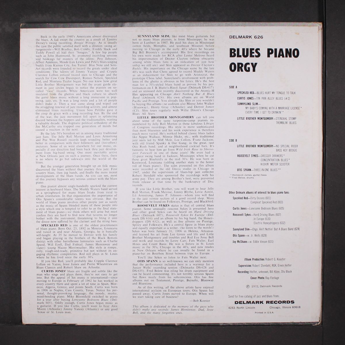 blues piano orgy by VARIOUS