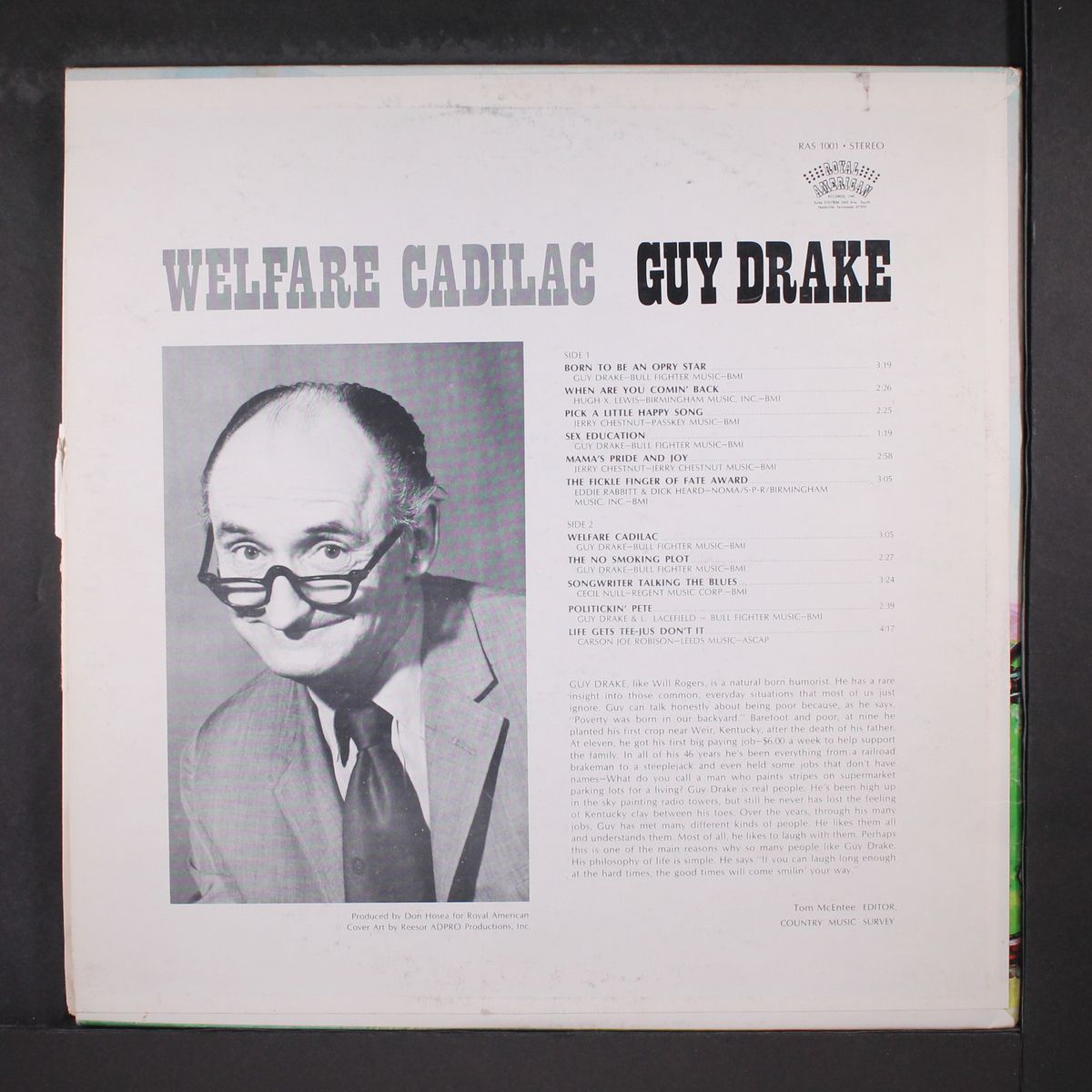 welfare cadilac by GUY DRAKE