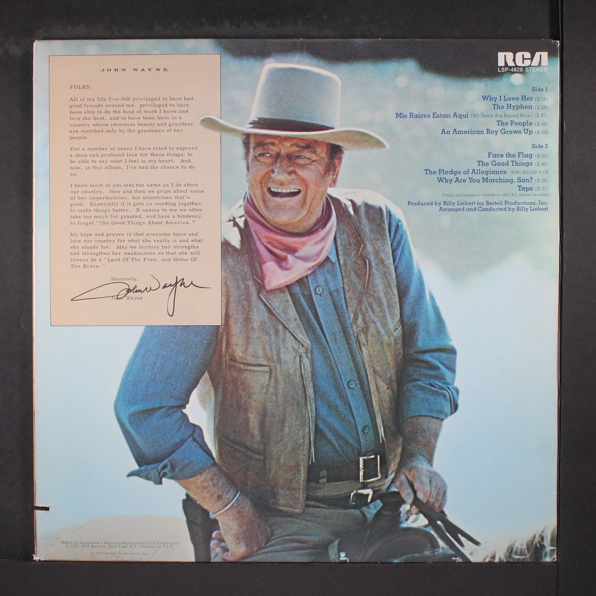 america, why i love her by JOHN WAYNE
