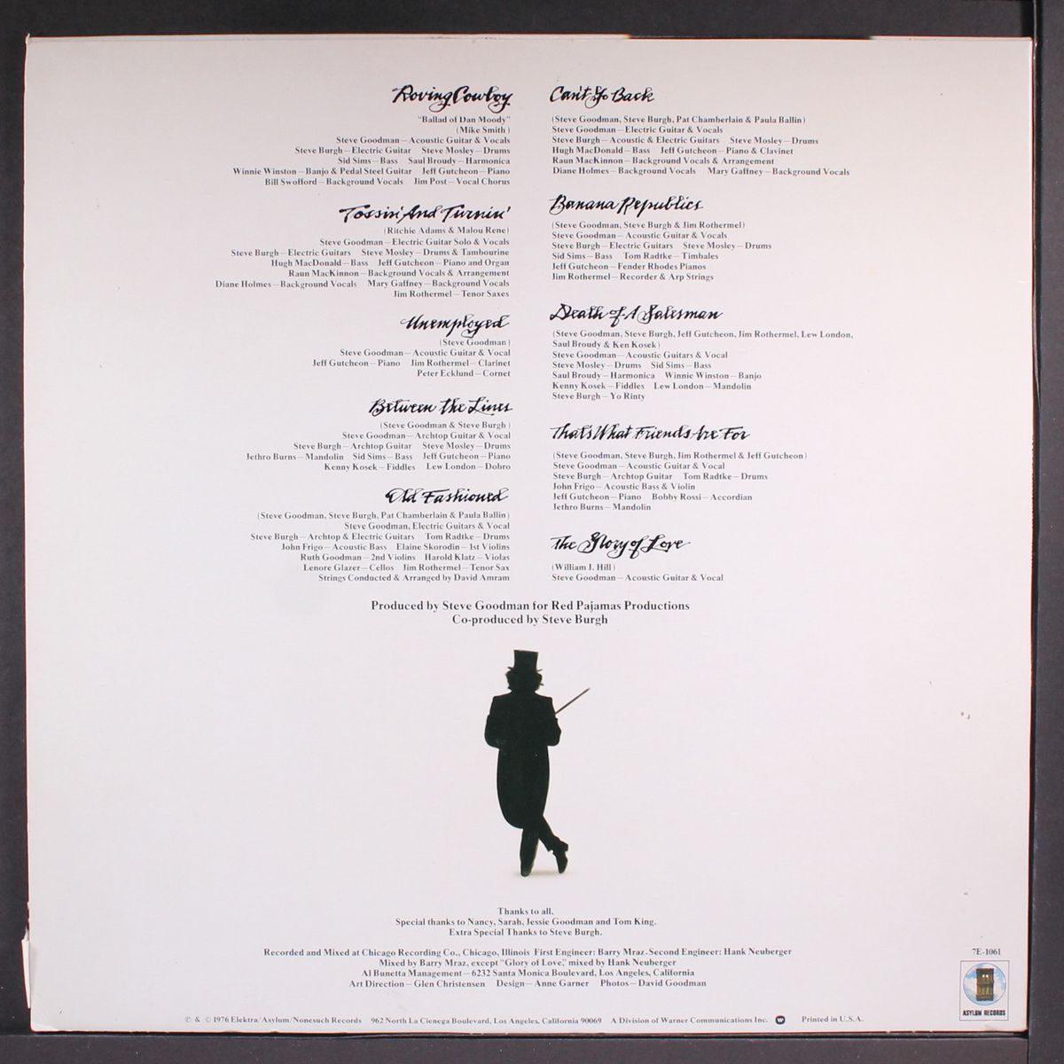 words we can dance to by STEVE GOODMAN