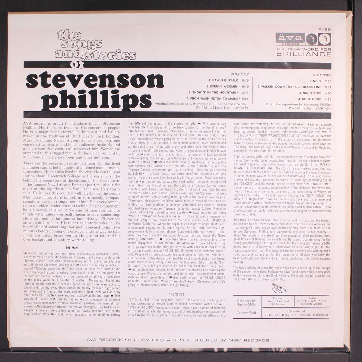 the songs and stories of stevenson phillips by STEVENSON PHILLIPS
