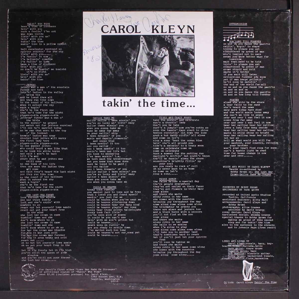 takin' the time by CAROL KLEYN