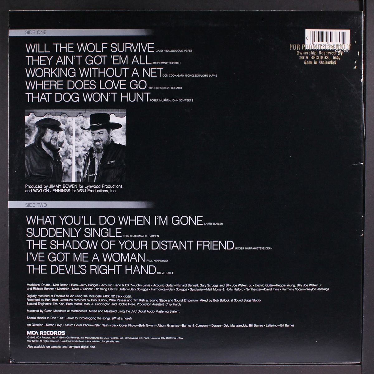will the wolf survive by WAYLON JENNINGS