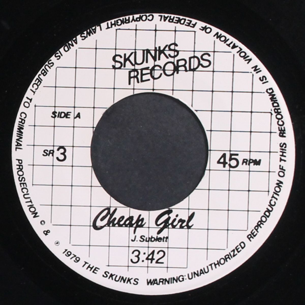 special 2-record set 6 songs by SKUNKS