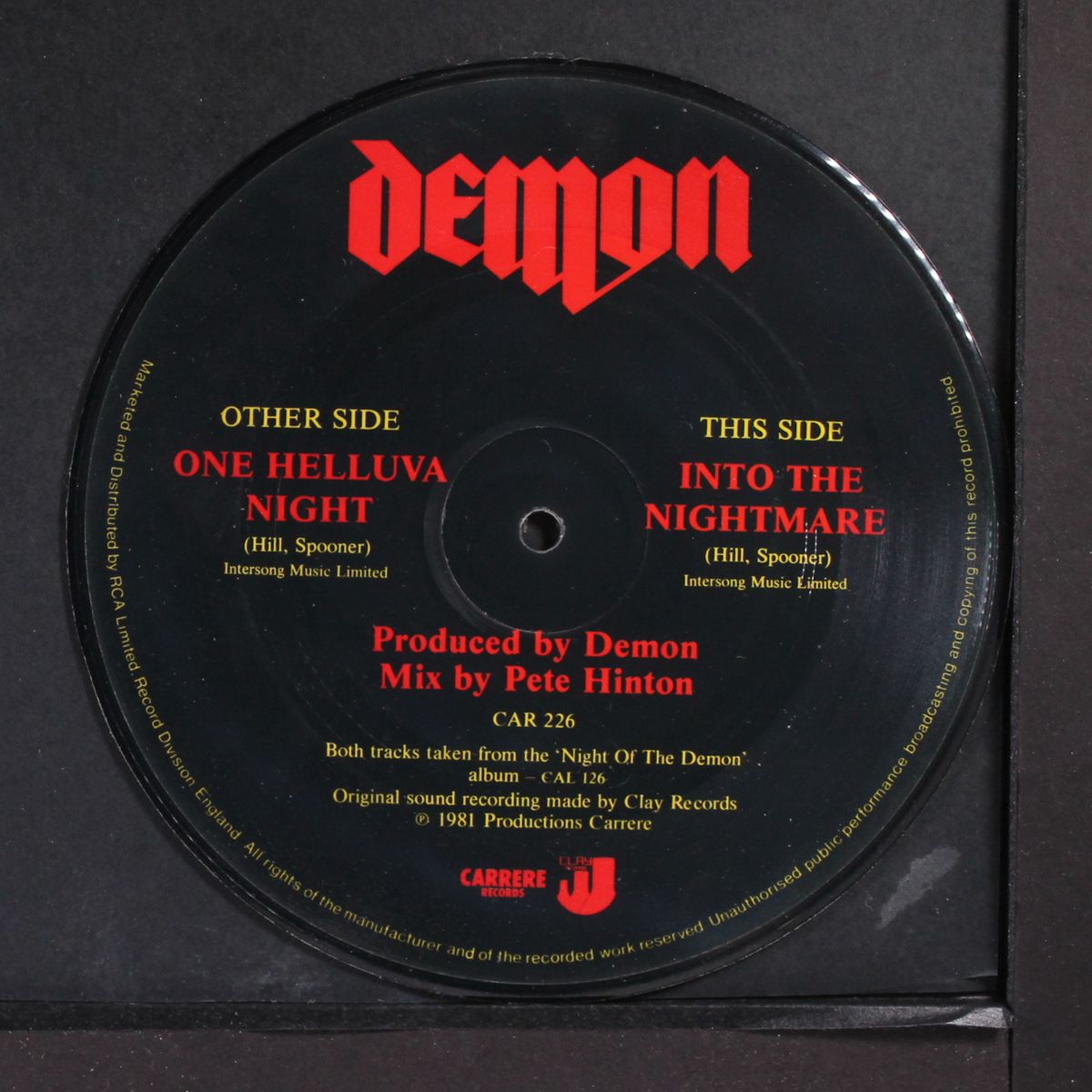 one helluva night / into the nightmare by DEMON