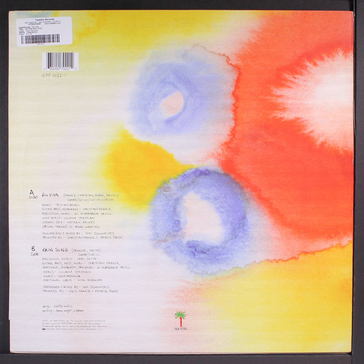 rio vida / rain song by DA LATA