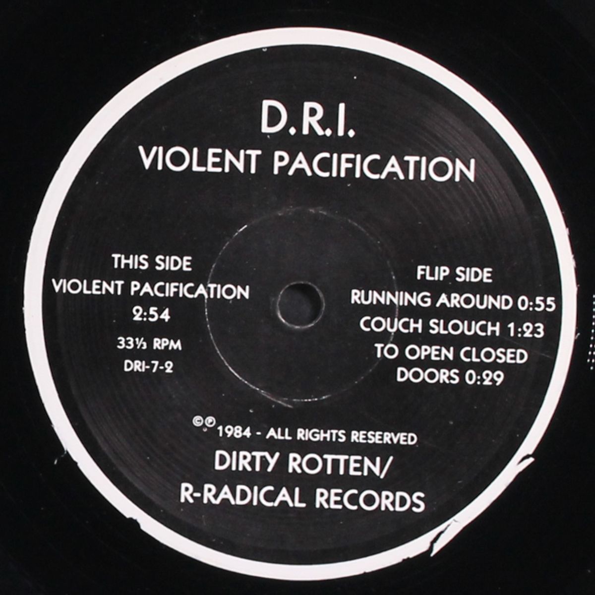 violent pacification by DIRTY ROTTEN IMBECILES