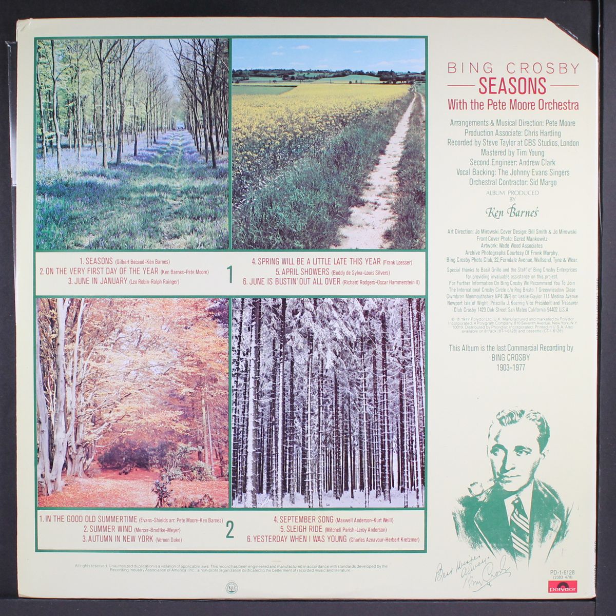 seasons by BING CROSBY