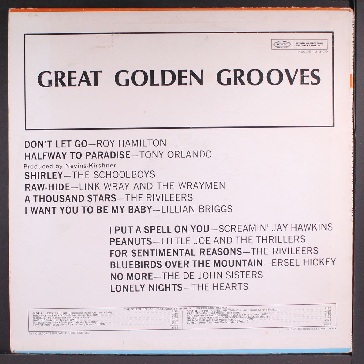 great golden grooves by VARIOUS
