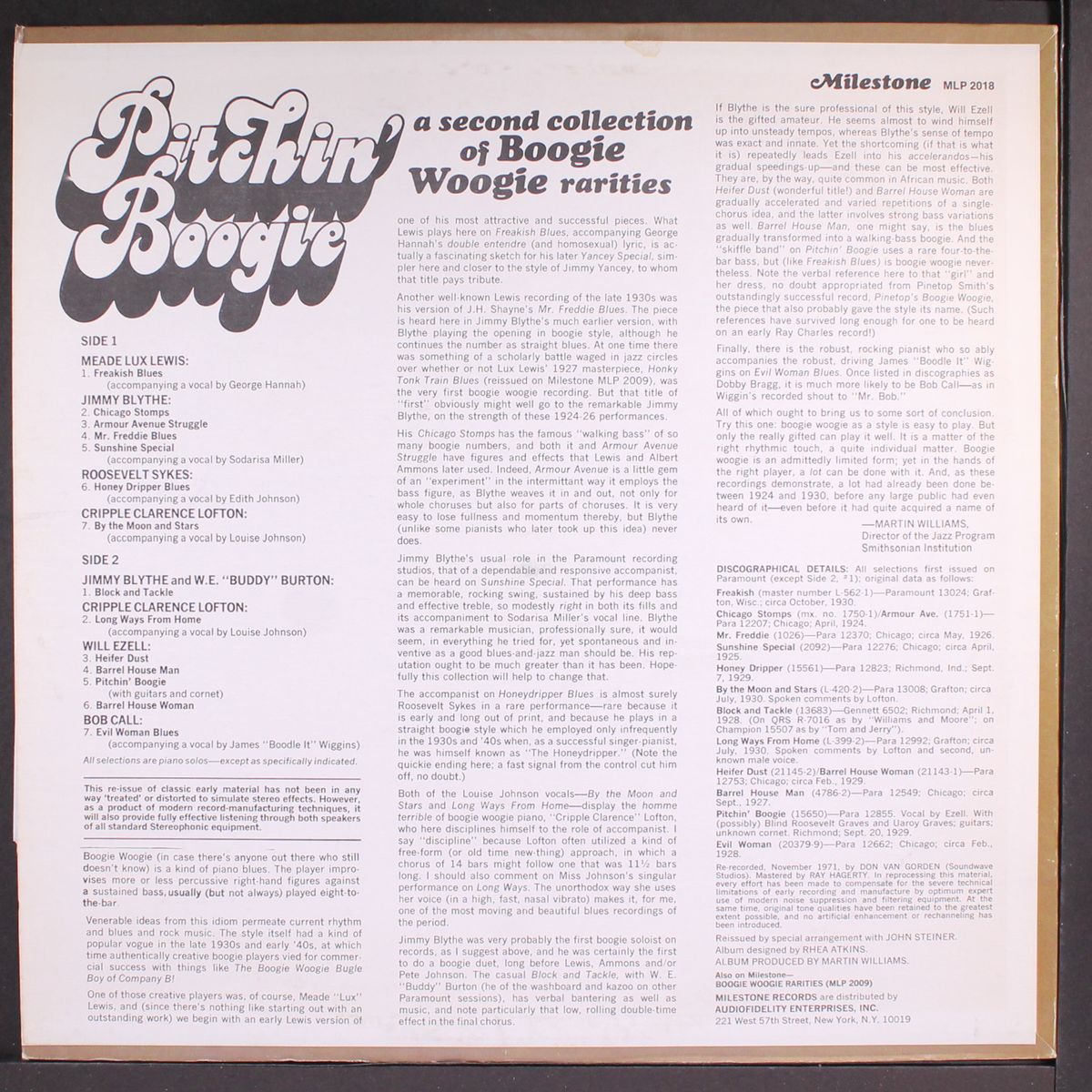 pitchin' boogie by VARIOUS