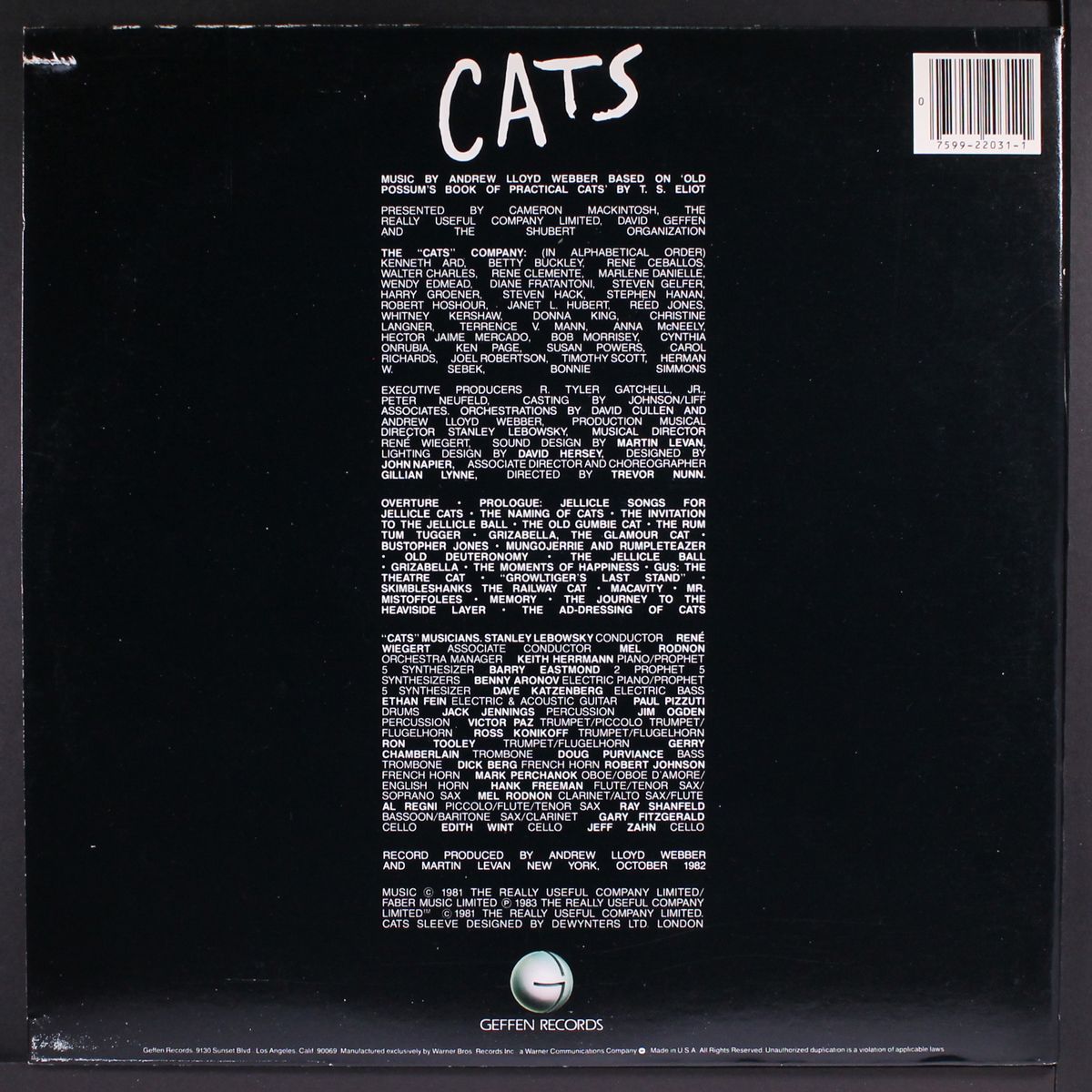 cats by ORIGINAL CAST