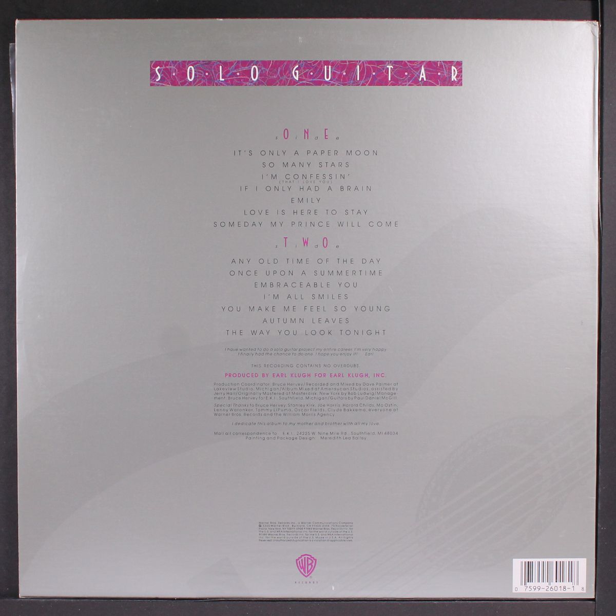 solo guitar by EARL KLUGH