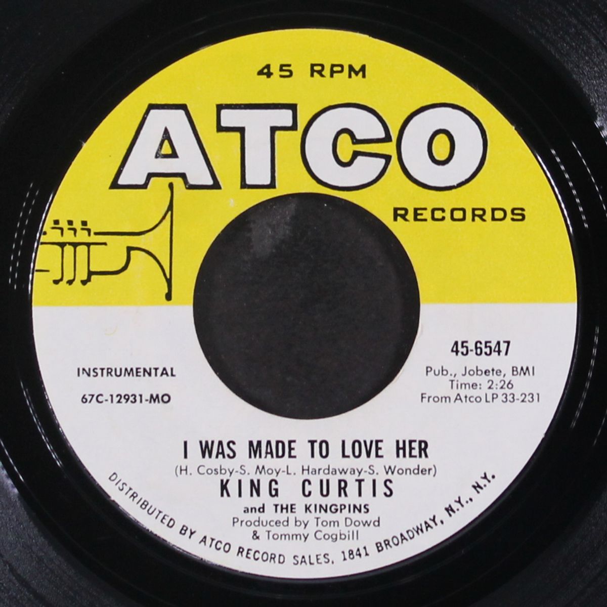 i was made to love her / i never loved a man by KING CURTIS