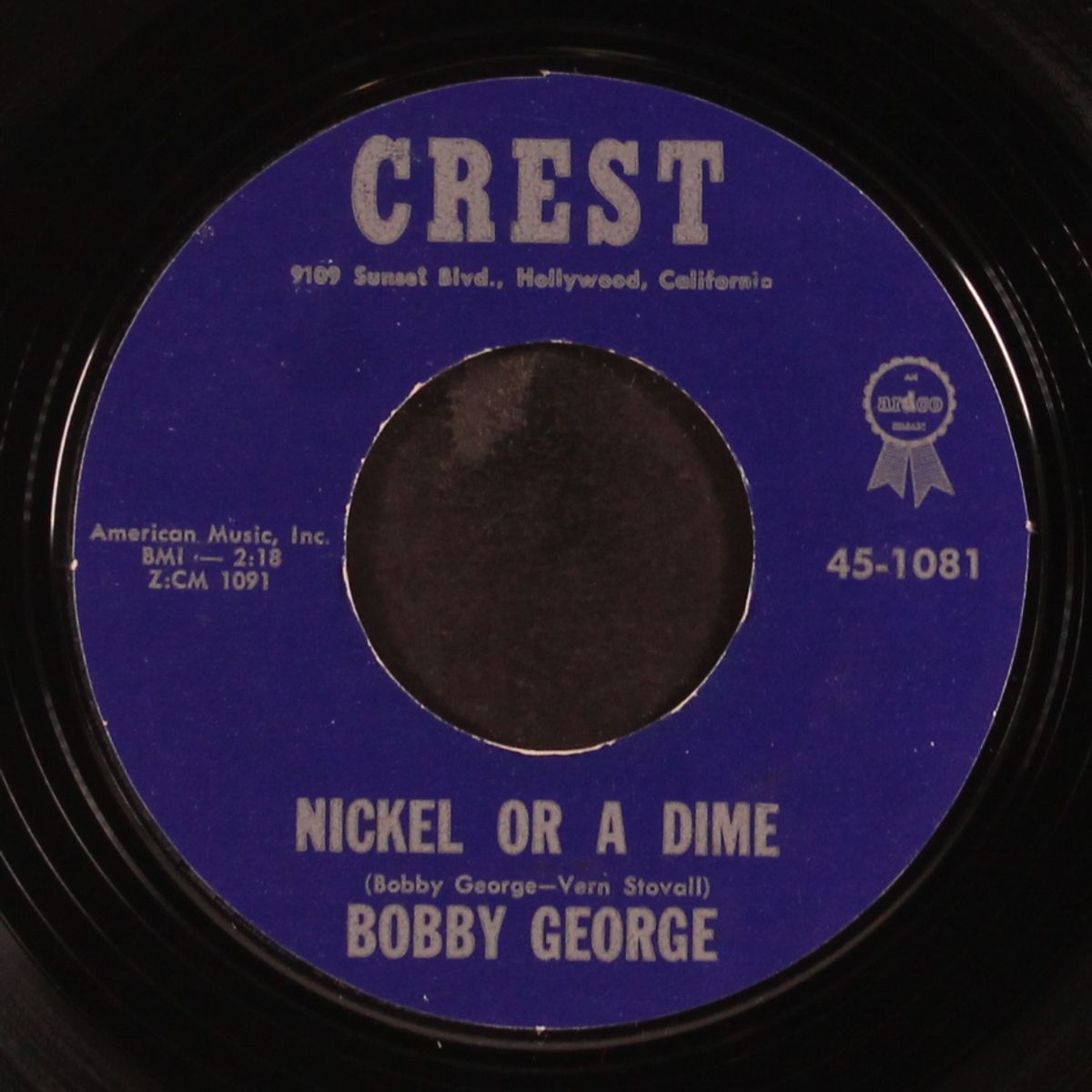 one fallen star / nickel or a dime by BOBBY GEORGE