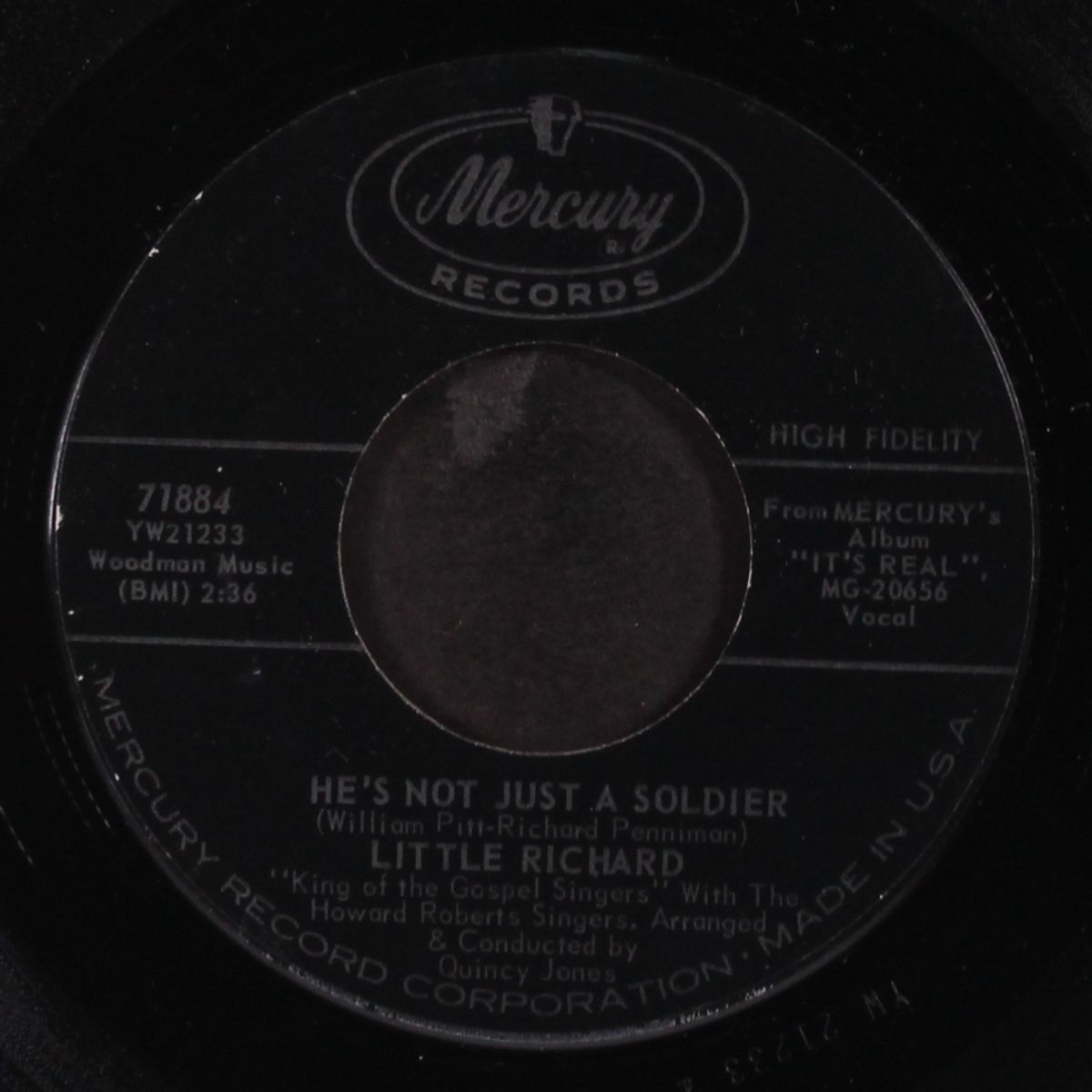 he's not just a soldier / joy, joy, joy by LITTLE RICHARD