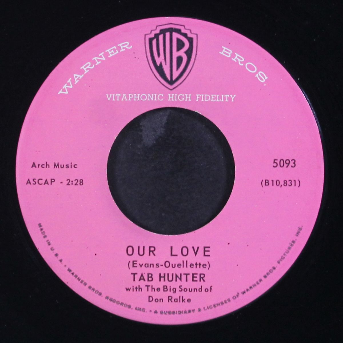 our love by TAB HUNTER