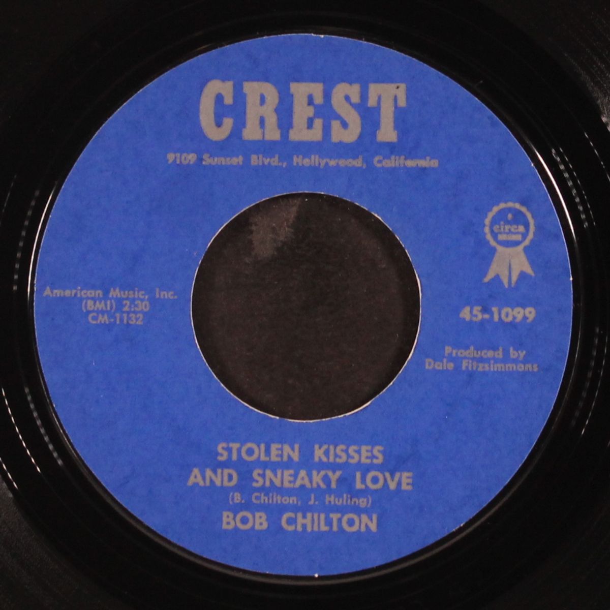 i can't help lovin' you / stolen kisses and sneaky love by BOB CHILTON