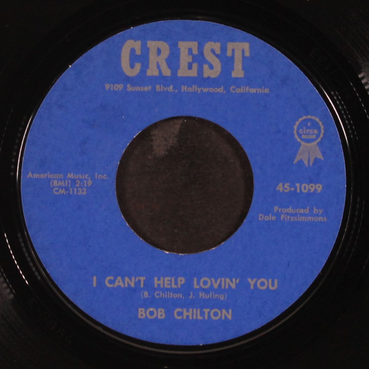 i can't help lovin' you / stolen kisses and sneaky love by BOB CHILTON
