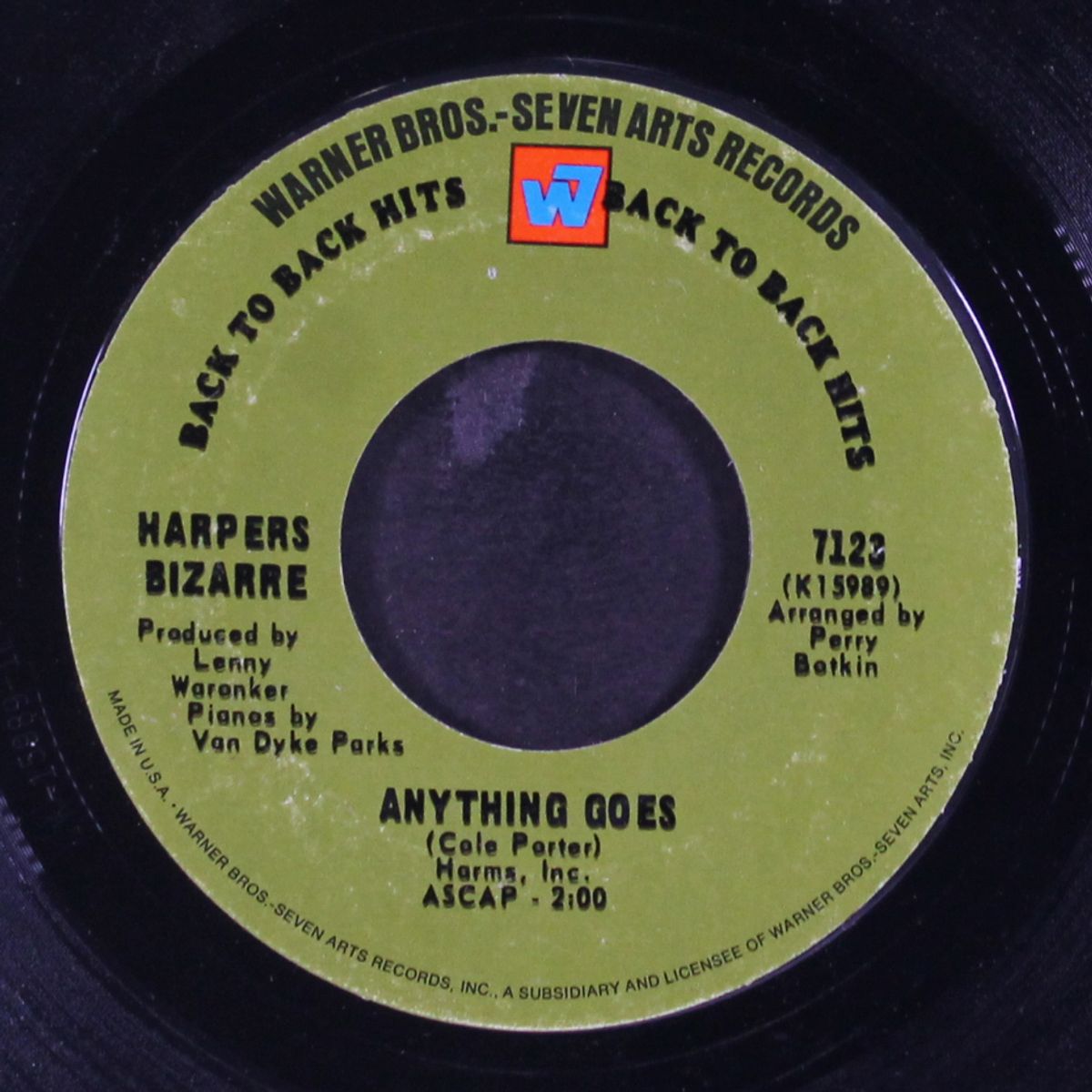 anything goes / chattanooga choo choo by HARPERS BIZARRE