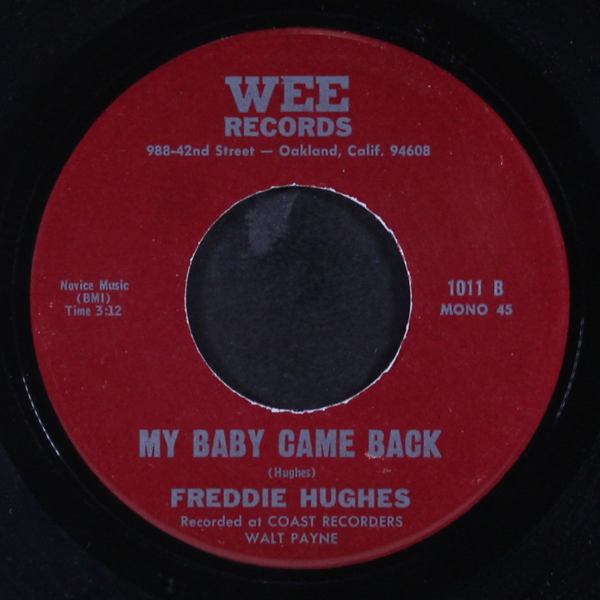 love can't be understood / my baby came back by FREDDIE HUGHES