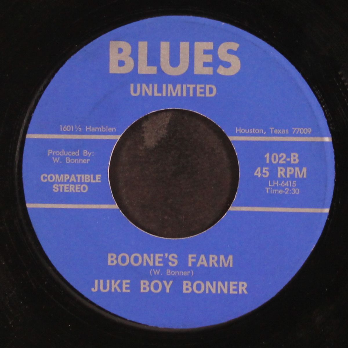 it's a shame, shame, shame / boone's farm by JUKE BOY BONNER