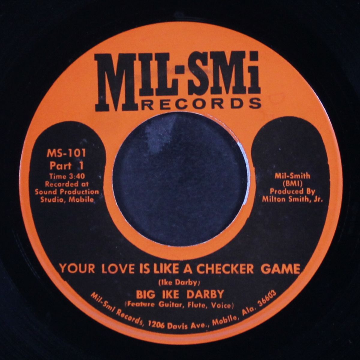 your love is like a checker game by BIG IKE DARBY