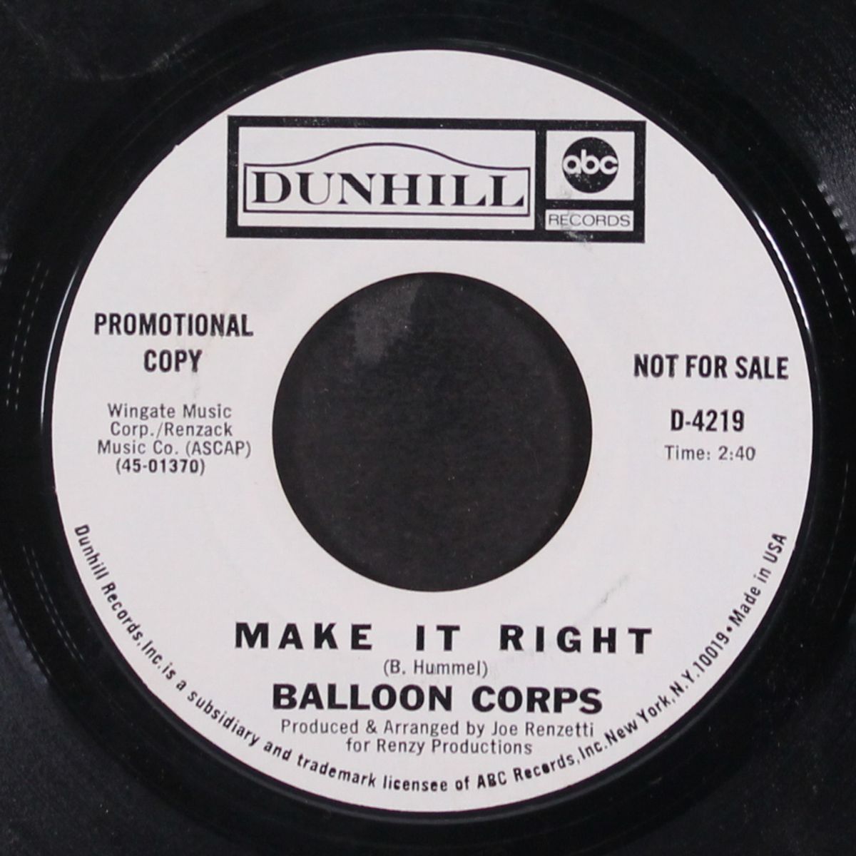 muddy water / make it right by BALLOON CORPS