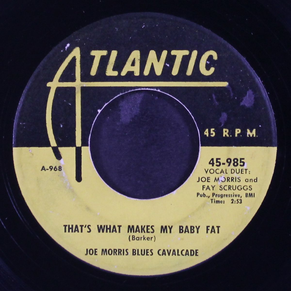 that's what makes my baby fat / i'm goin' to leave you by JOE MORRIS