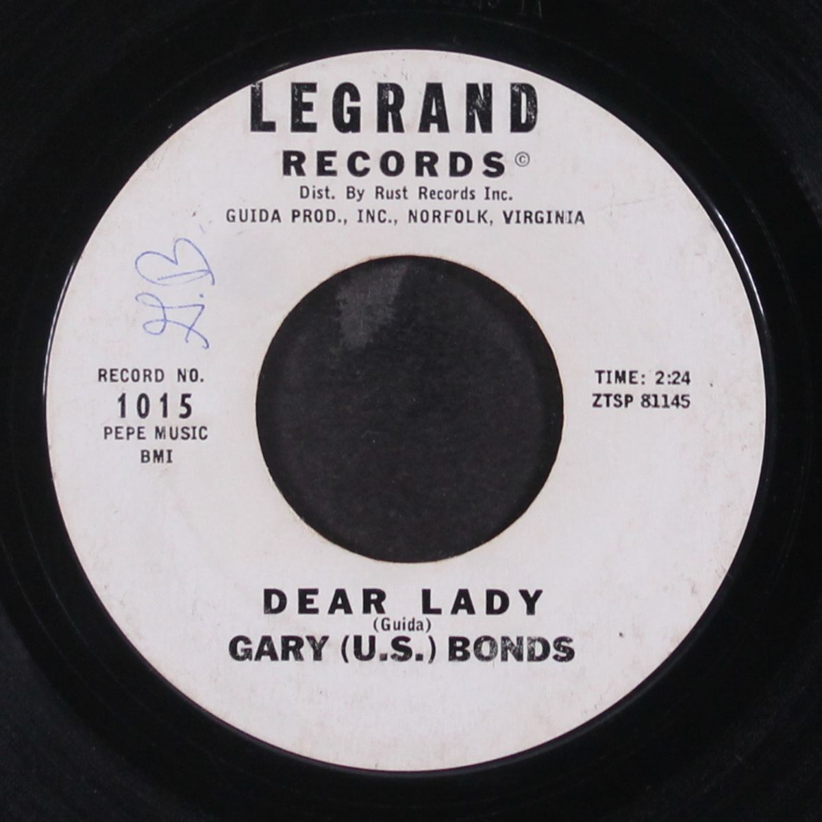dear lady twist / havin' so much fun by GARY U.S. BONDS
