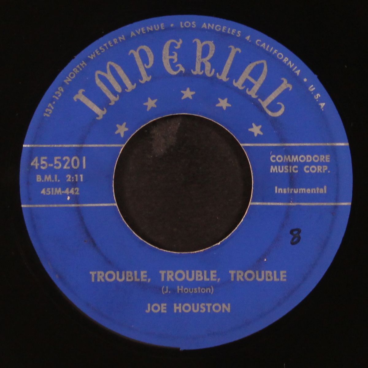 earthquake / trouble, trouble, trouble by JOE HOUSTON