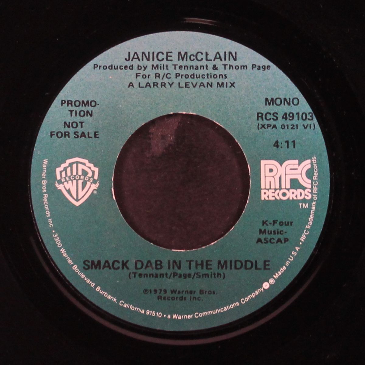 smack dab in the middle by JANICE MCCLAIN