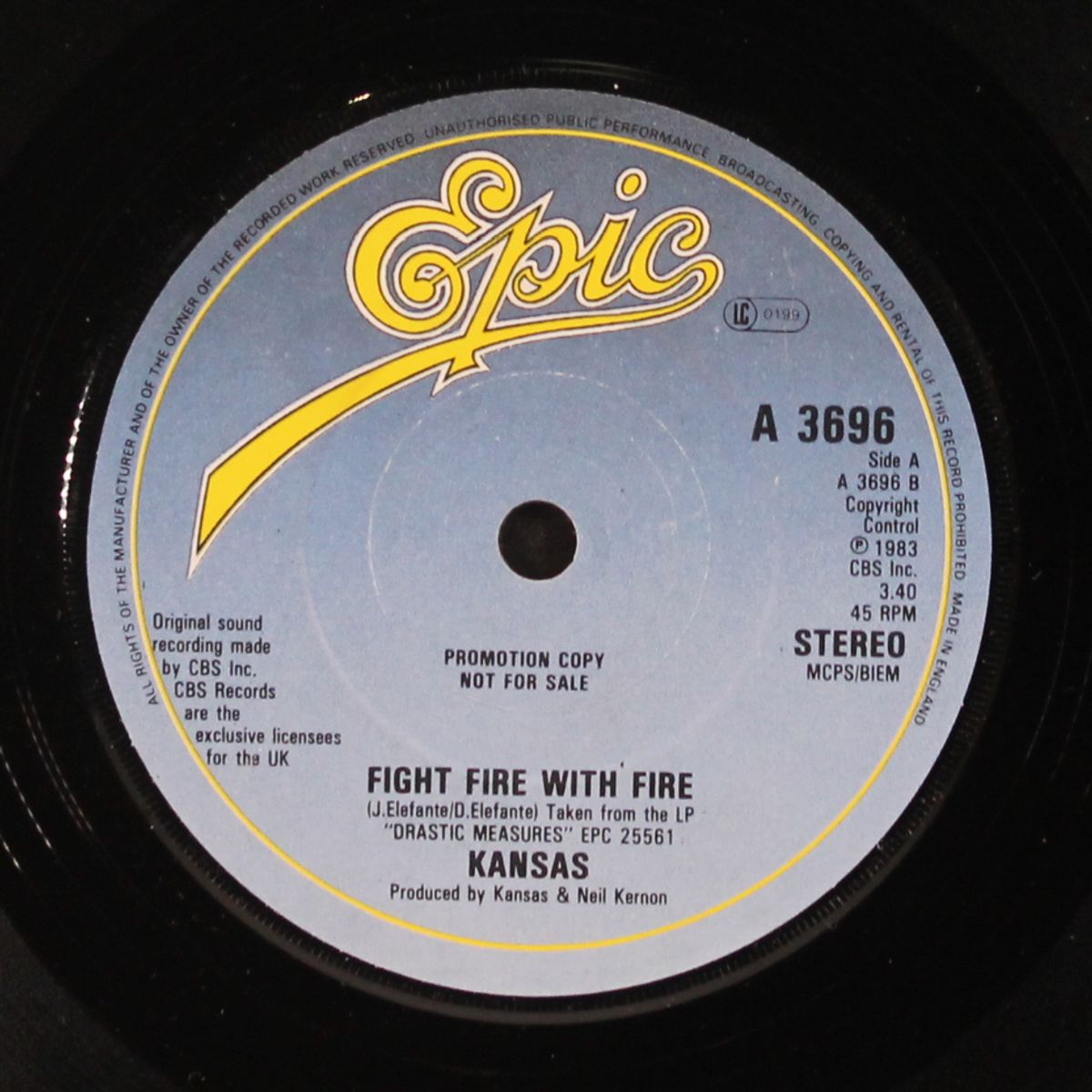fight fire with fire by KANSAS