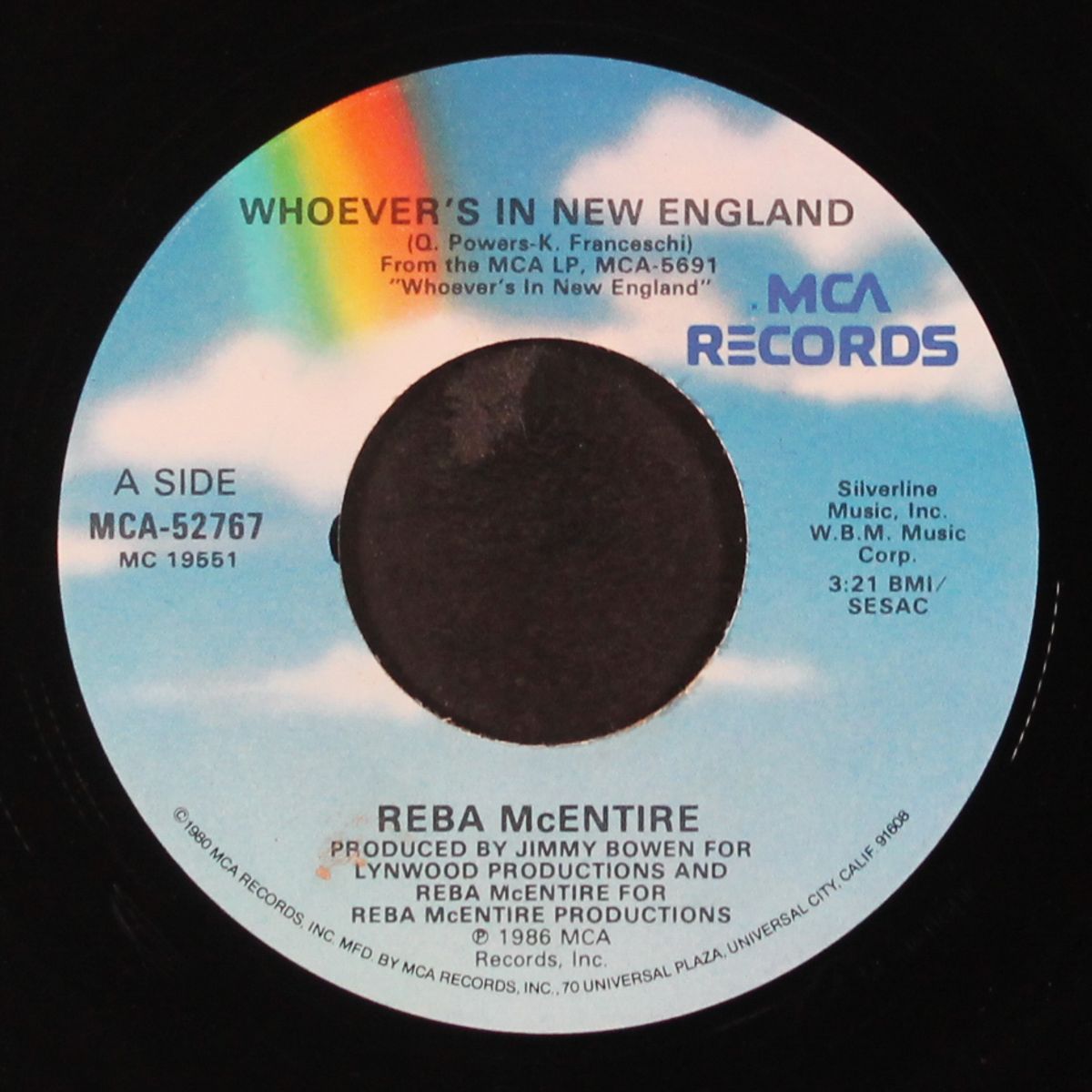 whoever's in new england by REBA MCENTIRE