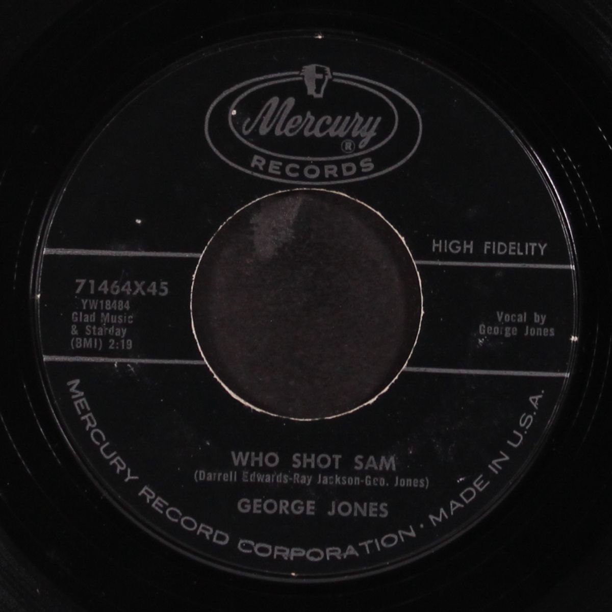 who shot sam / into my arms again by GEORGE JONES