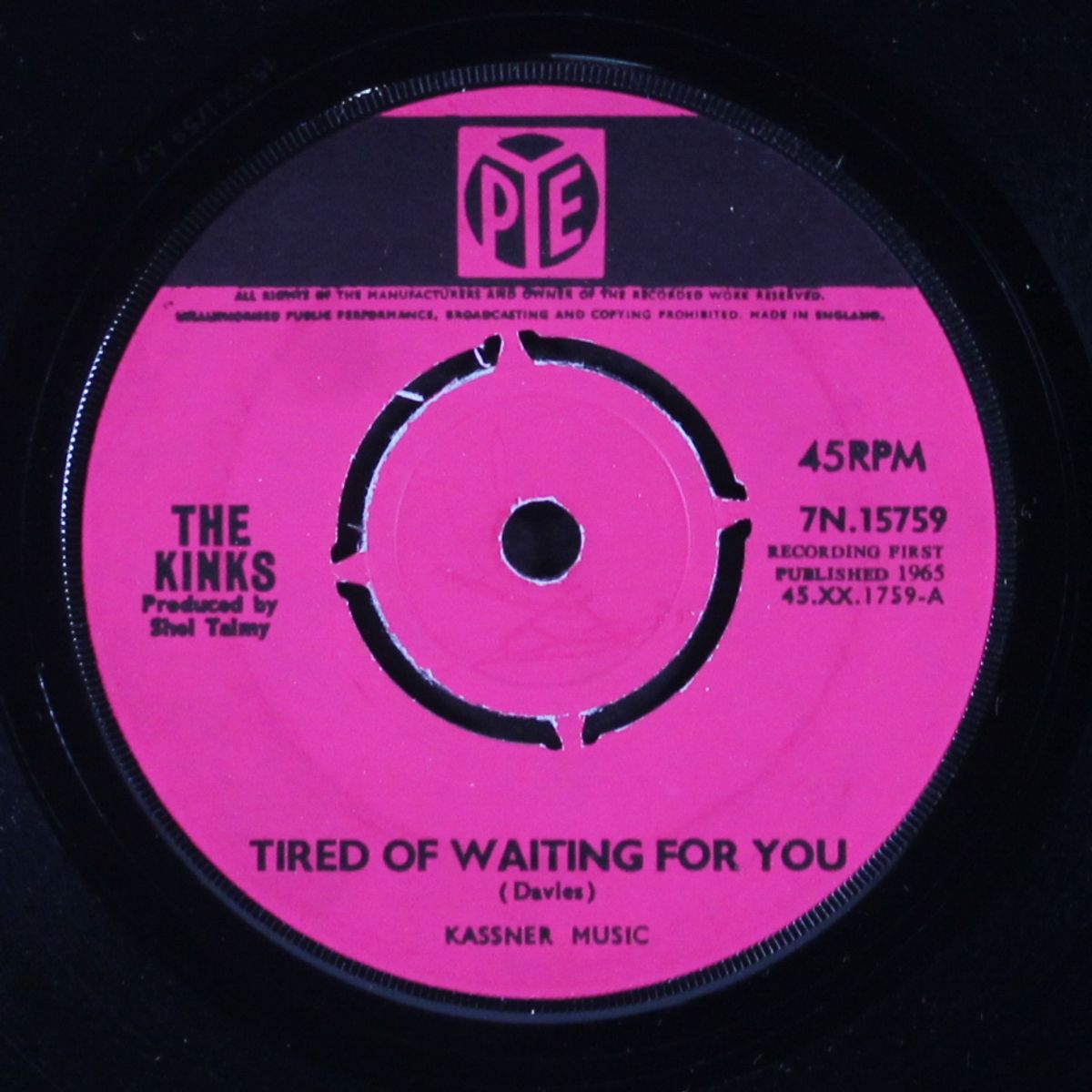tired of waiting for you / come on now by KINKS