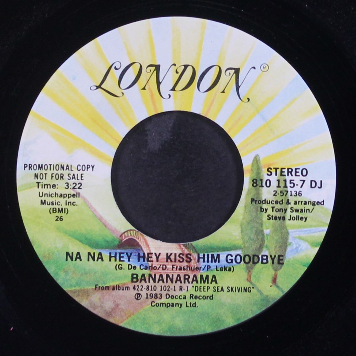 na na hey hey kiss him goodbye / same by BANANARAMA