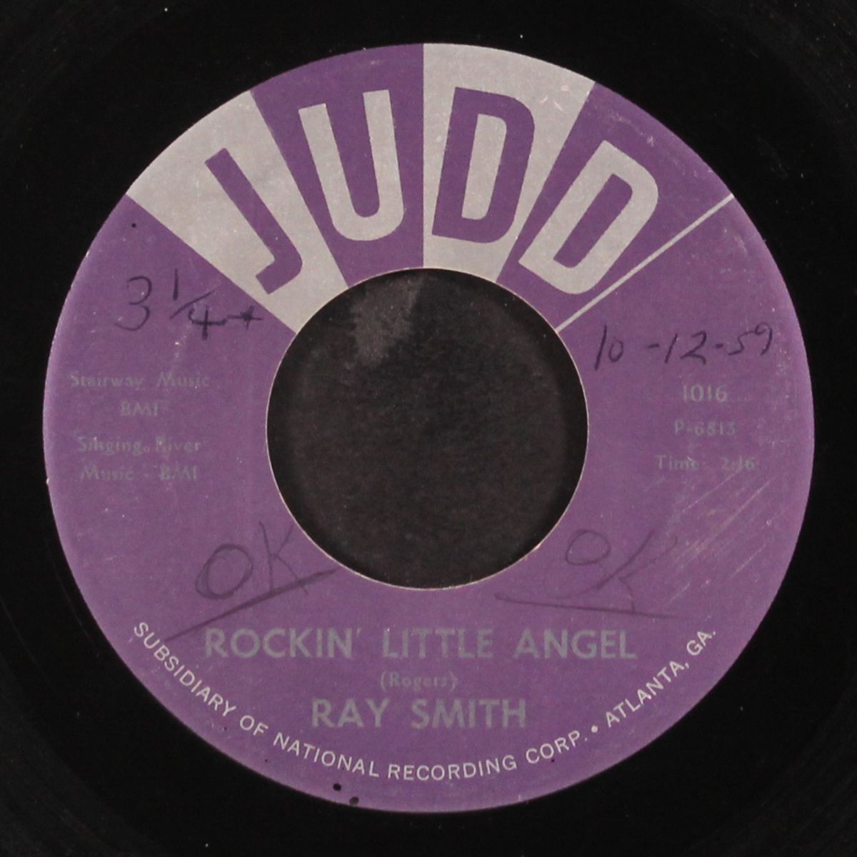 rockin' little angel / that's all right by RAY SMITH
