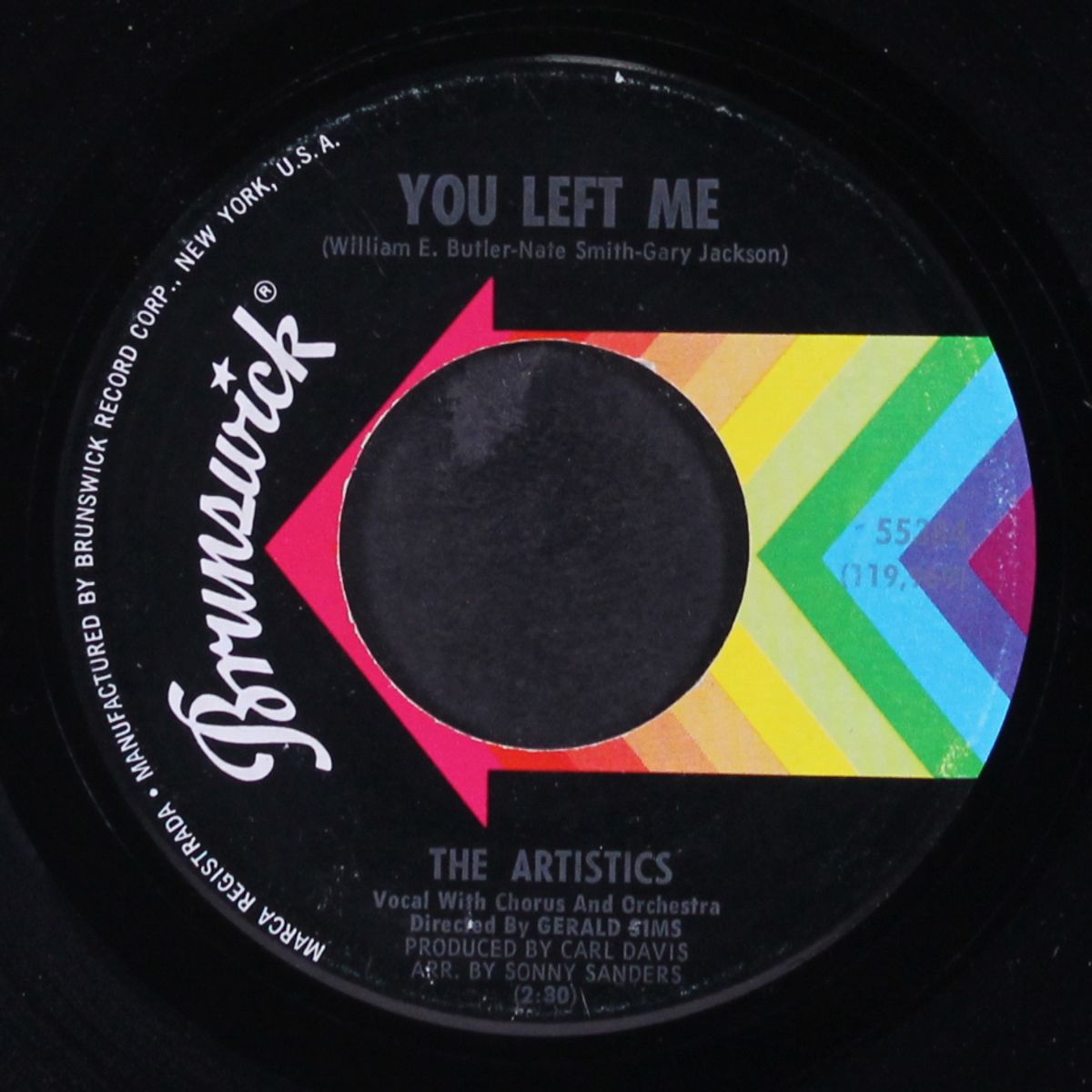 you left me / lonely old world by ARTISTICS