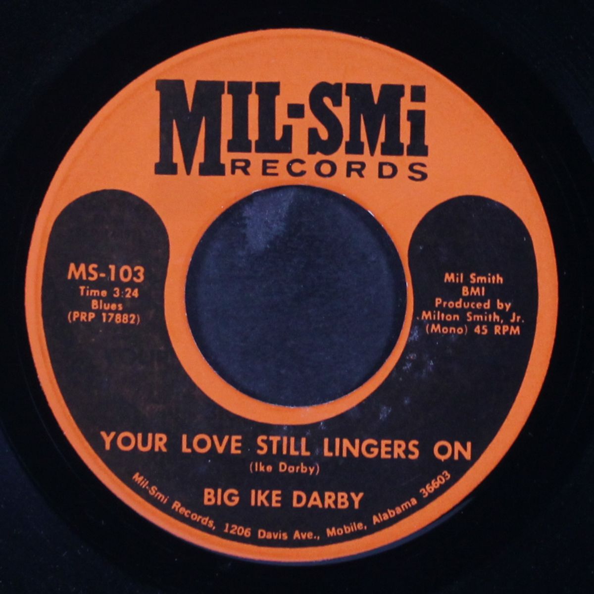 big ike kinda blues / your love still lingers on by BIG IKE DARBY