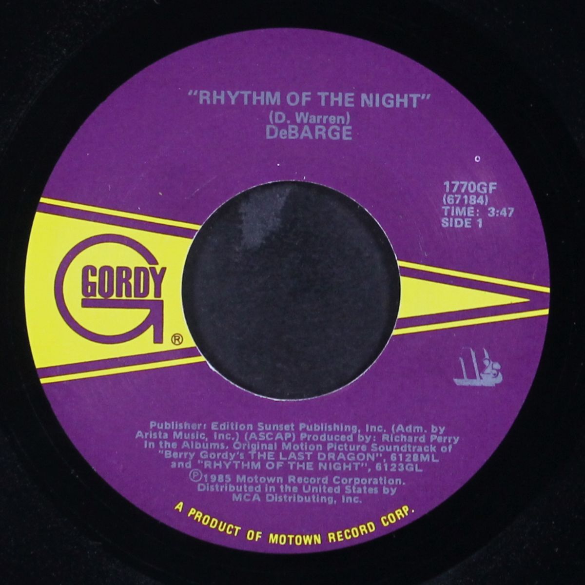 rhythm of the night / queen of my heart by DEBARGE